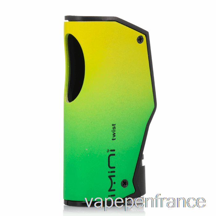 Stylo Vape Vert Jaune Avec Batterie Imini Twist 510